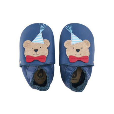 Soft Sole Party Bear Navy -...