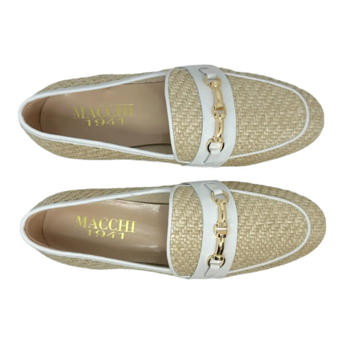 Mocassino Raffia