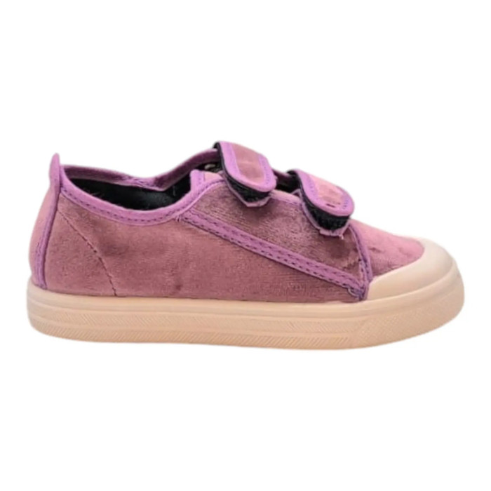 Scarpe Basse Velluto e Velcro