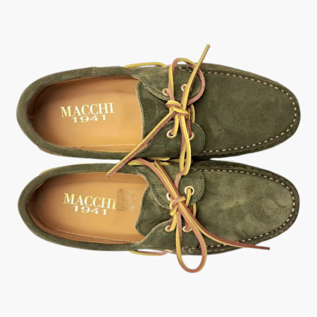 Mocassino Barca Uomo Camoscio