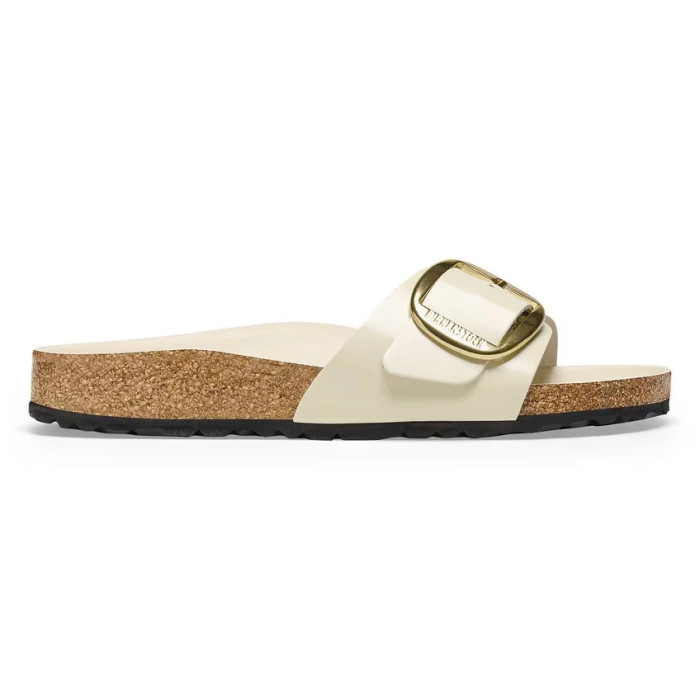 Madrid Big Buckle Natural Leather
