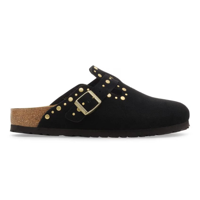 Boston Rivets Suede Leather