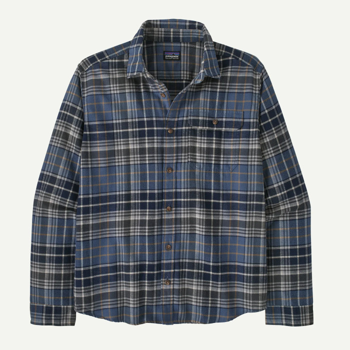 Men's Long-Sleeved Lightweight Fjord Flannel Shirt