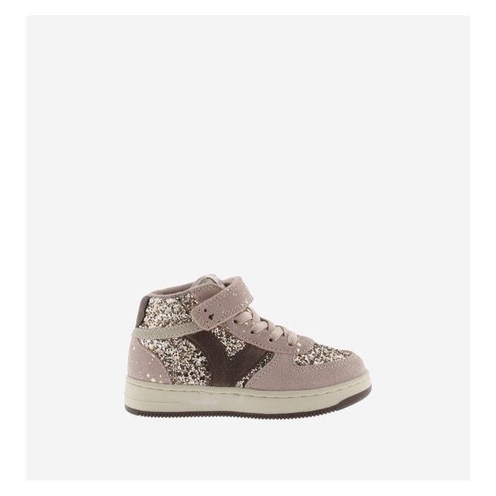 TIEMPO Stivaletto Glitter/Camoscio