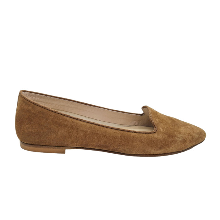 Slip-On a Punta e Camoscio