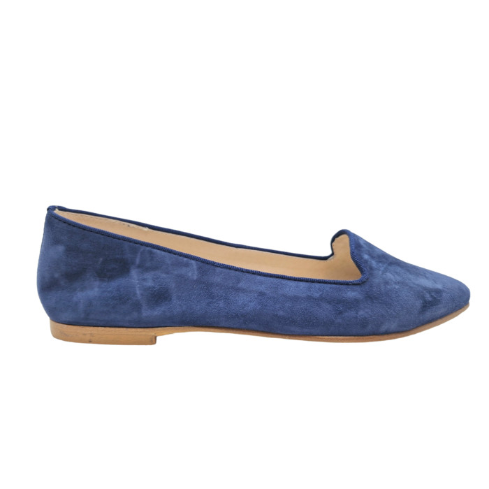 Slip-On a Punta e Camoscio