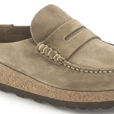 Naples Suede Leather - Taupe